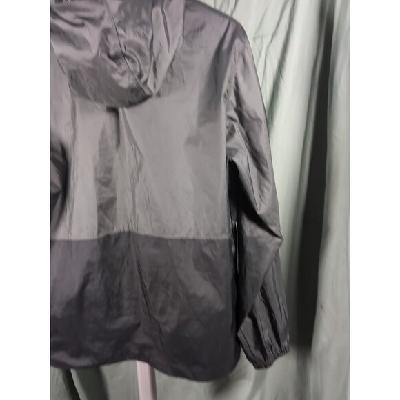 Columbia Men’s Center Ridge Windbreaker Hooded Jacket Gray/Black Medium  XM0287 - Picture 7 of 14